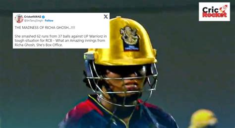 "Box office" - Fans erupt as Richa Ghosh smashes 62 off 37 balls in the ...