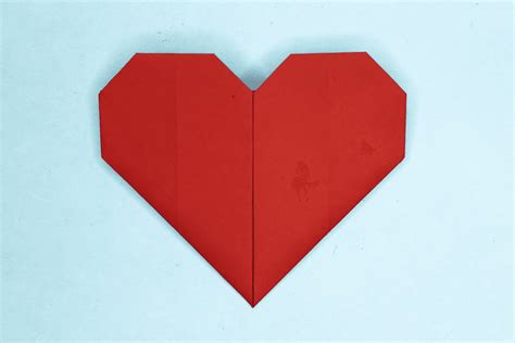 How to Make an Origami Heart - Origami Way
