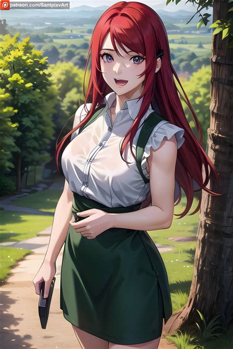 Kushina Uzumaki in Forest - Naruto by Santpixv on DeviantArt