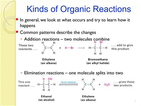 Reaction Mechanism Types