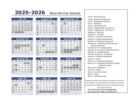 Maryville City Schools Calendar 25-26 Revised [pdf] - EduCounty
