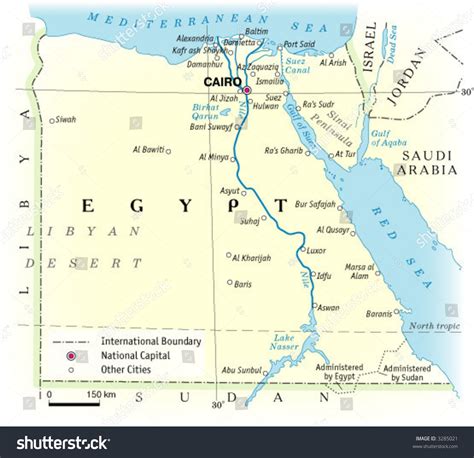 Physical Map Of Egypt ~ BAGOFCLICHES