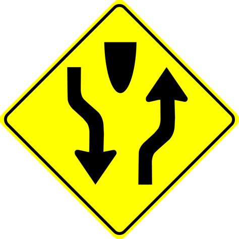 Divided Highway Begins Sign MUTCDC WA-31 – River Signs