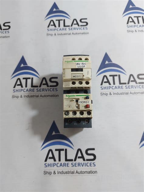 SCHNEIDER ELECTRIC LC1D09 25A CONTACTOR WITH LR3D 076 OVERLOAD RELAY ...