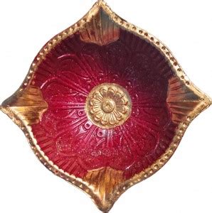 orsop Terracotta/Earthen Clay Decorative handpainted BIG diya 12 cm ...