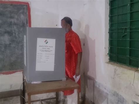"Festival of democracy": BJP's Basanta Kumar Panda as he casts his vote ...