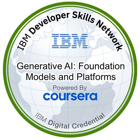 Generative AI: Foundation Models and Platforms - Credly