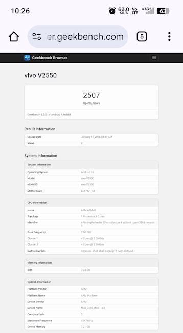 Vivo V70 FE with Dimensity 7300 Lands on Geekbench | Beebom Gadgets