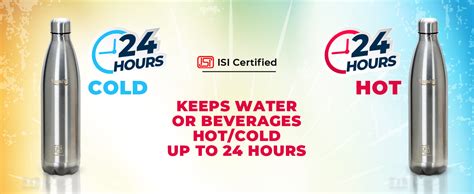 Sumeet Thermo1000 Stainless Steel 24 Hours Hot & Cold ISI Certified ...