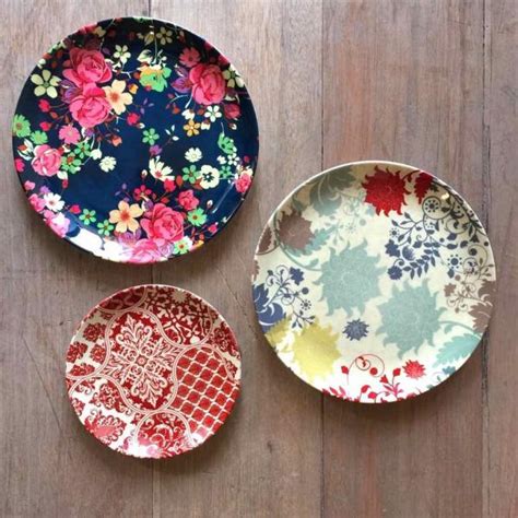 Pink Floral Ceramic Decorative Wall Plate – Mora Taara