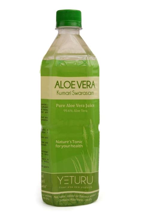 YETURU Aloe Vera Juice Kumari Swarasam(AKS) : Amazon.in: Health ...