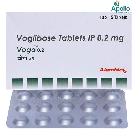 VOGO 0.2MG TABLET Price, Uses, Side Effects, Composition - Apollo Pharmacy