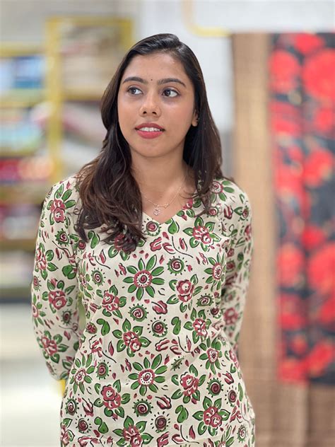 Floral Printed Cotton Kurta | DNT818 – Aham Designer Boutique