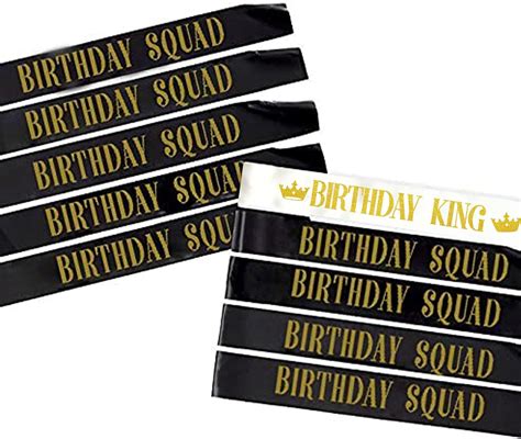 Buy Snogisa Birthday king sash set ,Birthday Gifts for Men,Birthday ...