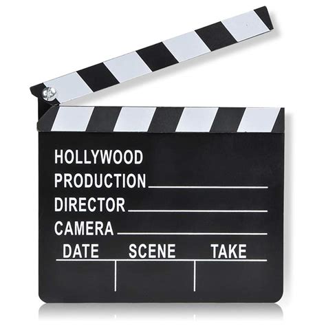 ArtCreativity Movie Clapboard, Hollywood Movie Theme Party Decorations ...