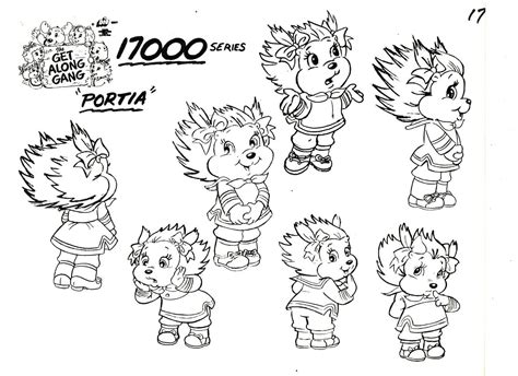 The Get Along Gang (1984) PART 1 - Model sheets, turnarounds, character ...
