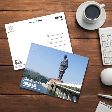 Statue Of Unity India Postcards (Free Envelopes) – VeryFirstTale