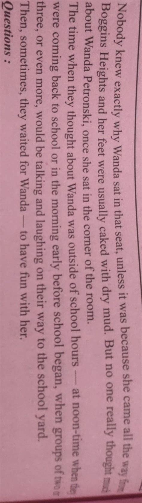 find a word in the passage which mean precise - Brainly.in