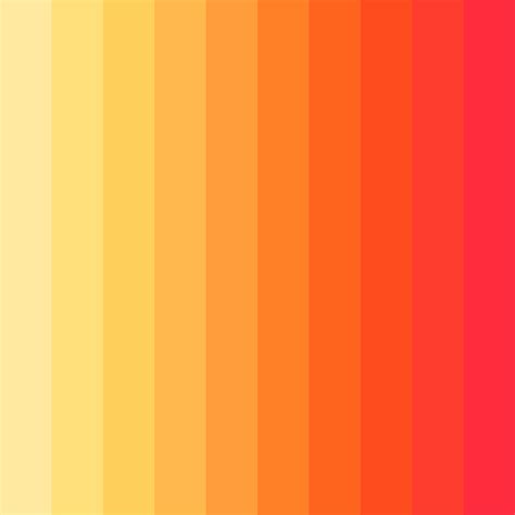 Sunset Orange Color Palette - ColorDrop