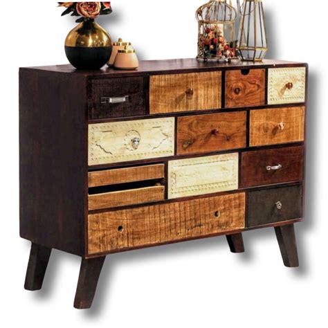 Edwin Solid Wood Chest of Drawers | Bedroom Drawers | Wooden Drawers