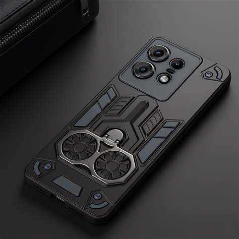 Black Cycle Armor Silicone Case for Motorola Edge 50 Pro – The Hatke