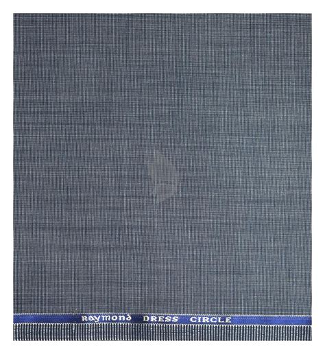 Raymond Merino Wool blended Blue colour with Self checkered design ...