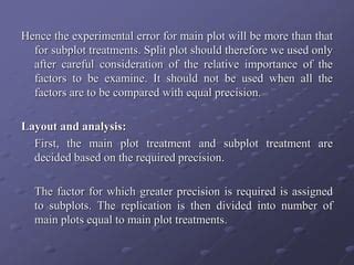 Image result for Sample Project On Split Plot Design
