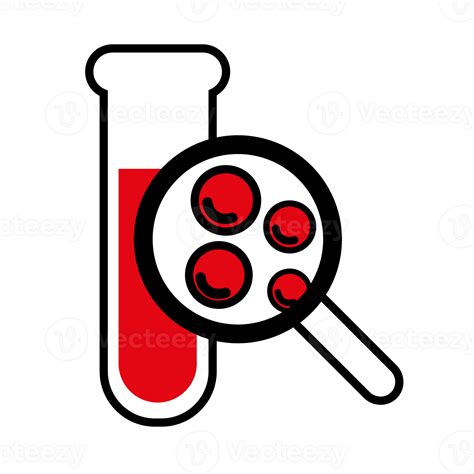 Blood test - Complete blood count CBC icon - information about white and red cells and ...