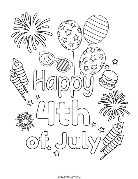 4th of july printable coloring pages – Artofit