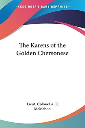 Buy The Karens of the Golden Chersonese Book Online at Low Prices in ...