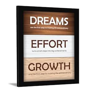 SCPmarts Motivational Quotes Frames Poster with Frame For Wall ...