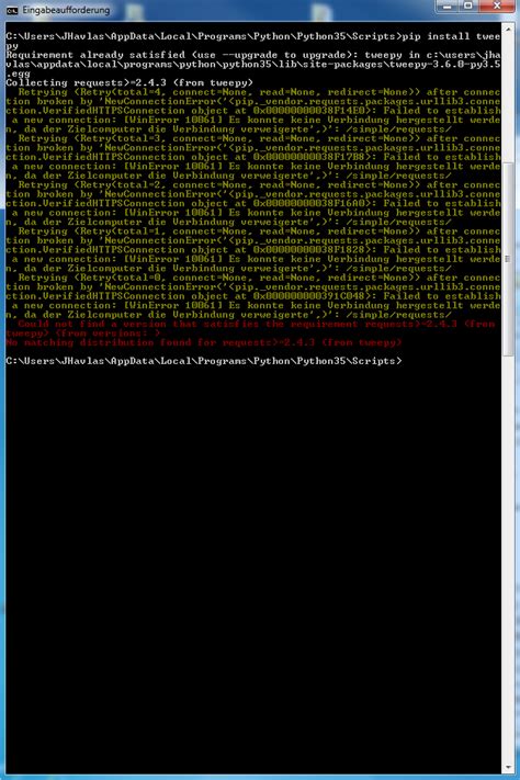 Image result for Pip Install Tweepy in Python.org