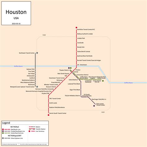 Houston Metro Silver Line Map - METRORapid Silver Line - IQDGVO