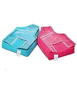 Kuber Industries 2 Piece Non Woven Blouse Cover Set (KI001462 ...