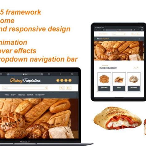 Image result for HTML Code for Bakery Website