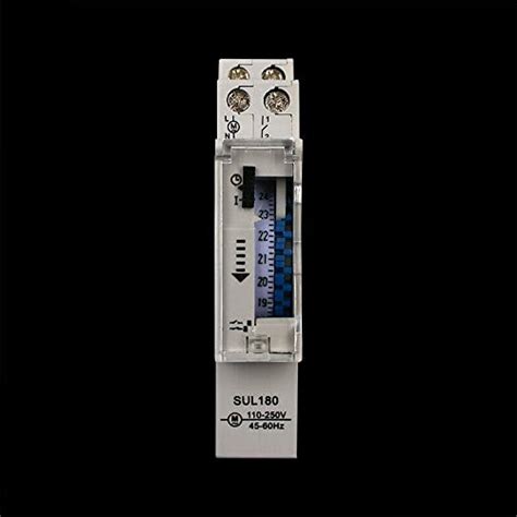 3NH® SUL180a 15 Minutes Mechanical Timer 24 Hours Programmable Din Rail ...