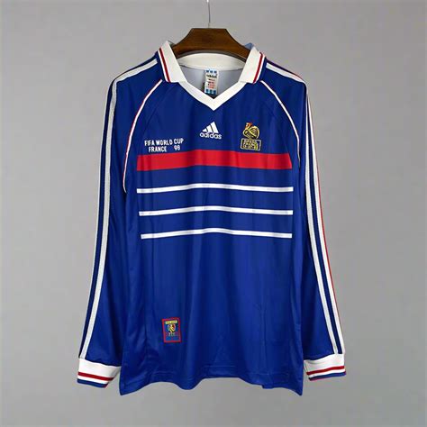 France 1998 Home - Retro Shirt (Full Sleeves) – Full Time Store