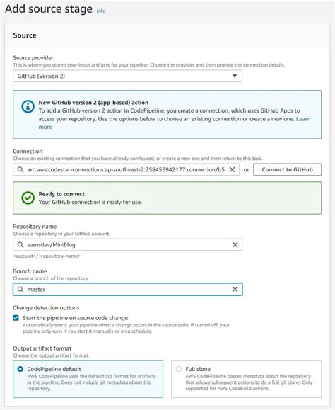 AWS Pipeline 的图像结果