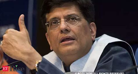 piyush goyal: Goyal asks startups to come up with holistic paper on ...