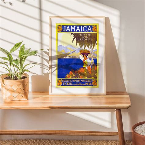 Buy Jamaica Travel Poster Art & Prints Online India at Best Price ...