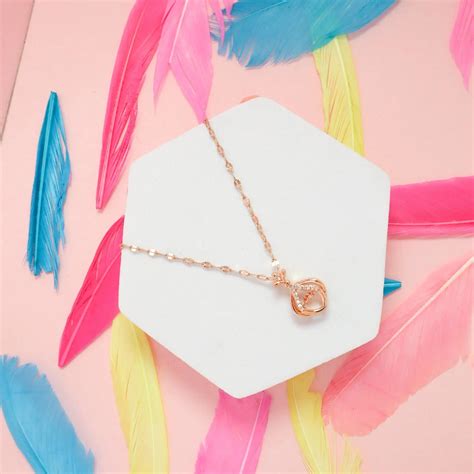 Rose Gold Quartz Pretty Necklace | Salty – Salty Accessories