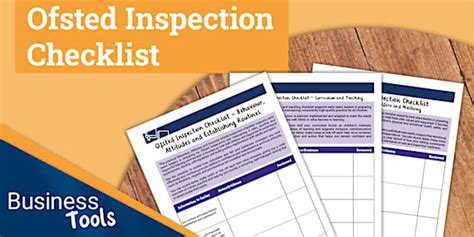 Ofsted Inspection Checklist Pack