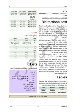 Image result for RTL Text Page Example
