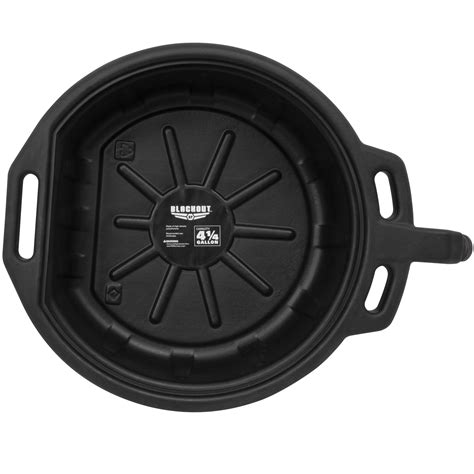 Buy Blackout XP 4-1/4 Gallon Portable Oil Drain Pan with Spout Cap ...