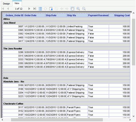 CreateTable Forms Report and QUARY 的图像结果