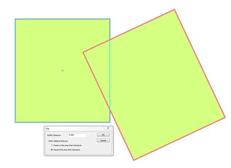 ArcMap File Clip Shapefile 的图像结果