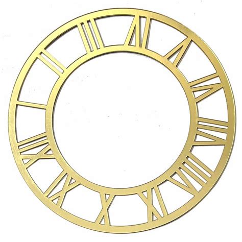 Acrylic Clock Dial Roman Numbers Set Of 6 – Adikala - Craft Store
