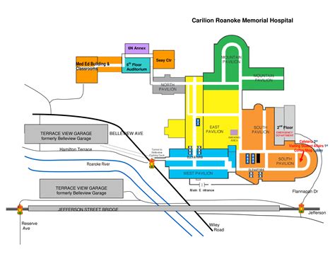 Carilion Roanoke Memorial Hospital Map (2024 - 2017) - All Maps