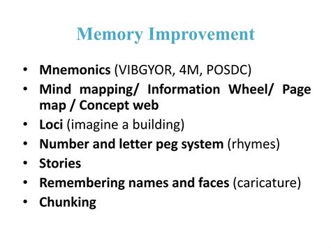 Memory Improve Methods_ Case Study method | PPTX
