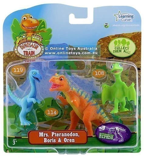 Dinosaur Train - 3 Pack - Mrs Pteranodon Boris and Oren - Online Toys ...